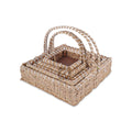 5 Pcs Set - Square Jute Basket
