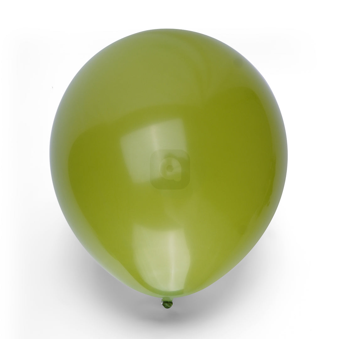 Pack of 100 - 2.8 gram - Olive Green latex Balloon