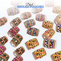 Multi Color Dhol Shape Nikkah Pouches