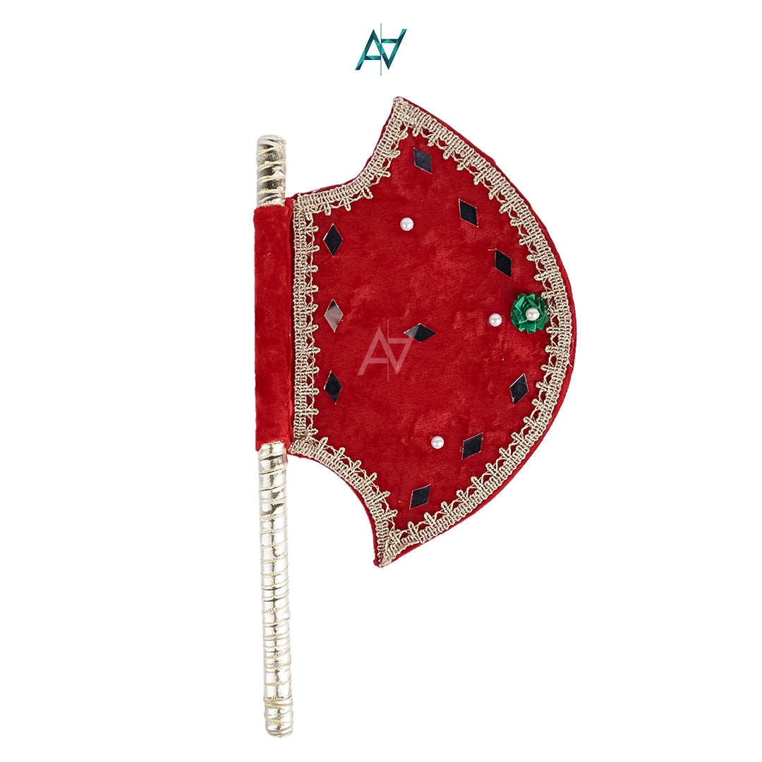 Velvet Hand Fan for Weddings & Mehndi Events