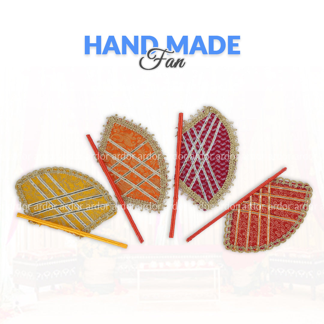 Hand Made Decorated Fan