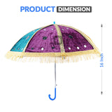 Decorative Velvet Umbrella