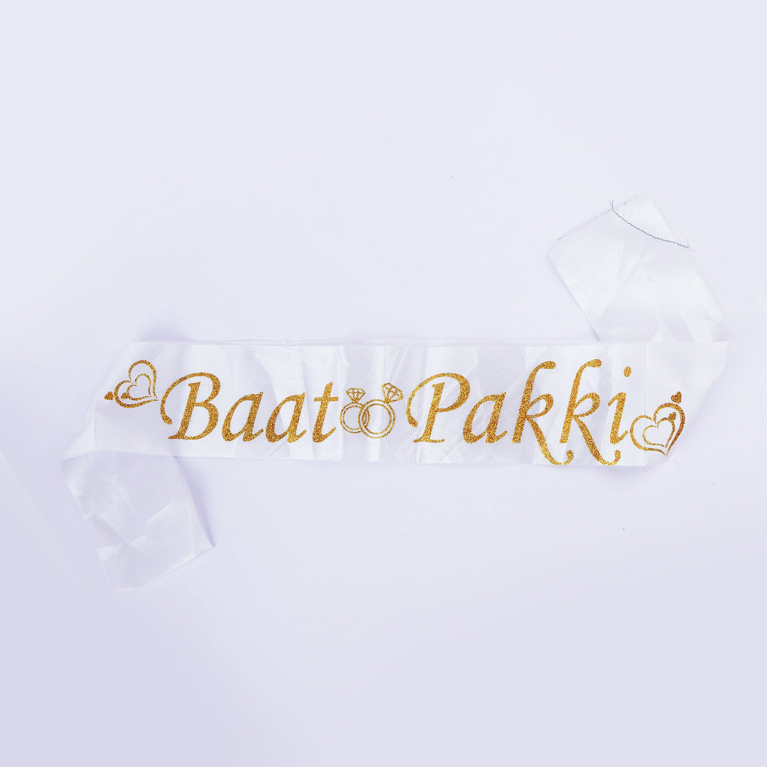 Baat Pakki Sash – Engagement & Wedding Celebration Accessory