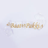 Baat Pakki Sash – Engagement & Wedding Celebration Accessory