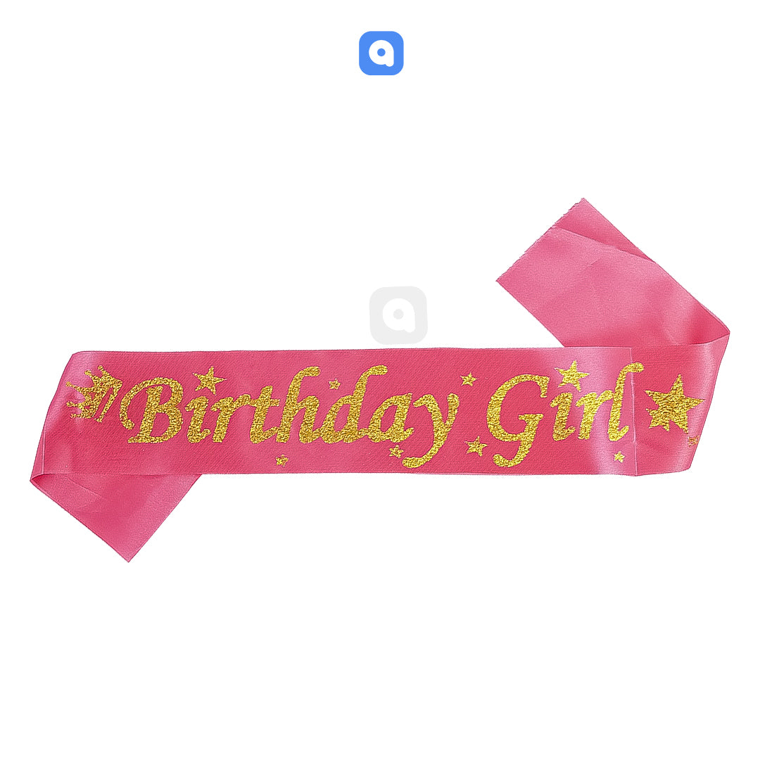 Birthday Girl Sashes – Multi Color Party Accessories | Ardor