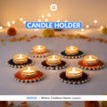 Diwali Satin Candle Holder