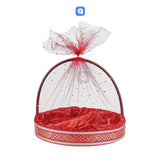 Set of 3 – Round Satin Basket Set in 8 Multi Colors | Ardor PK