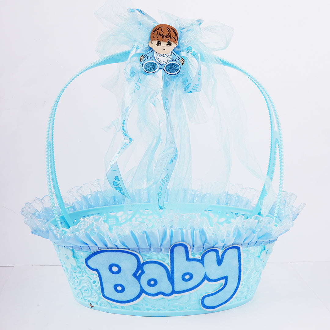 Baby Boy & Baby Girl Basket for Baby Shower
