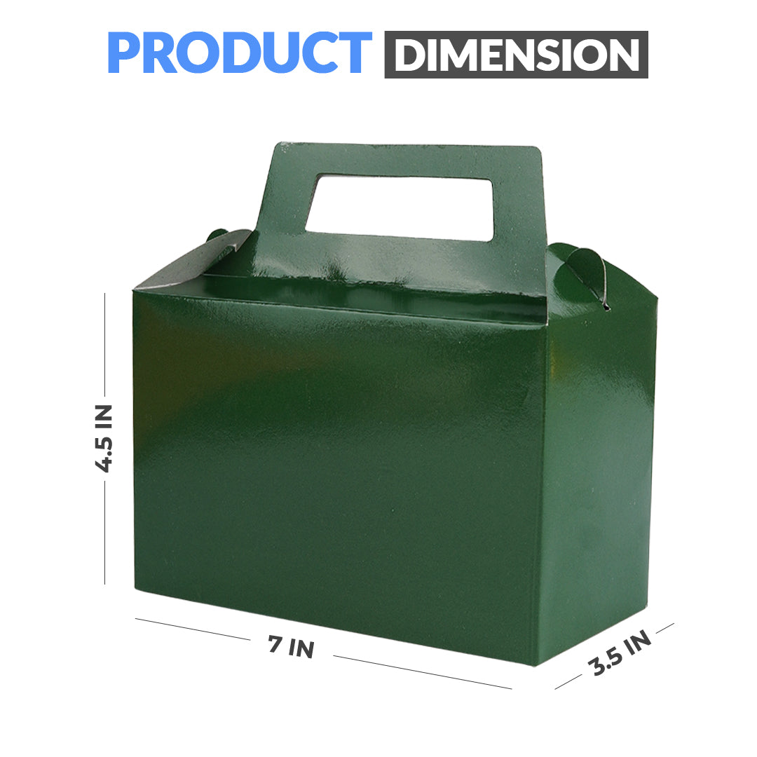 Dark Green Color  Goodie Boxes