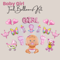 Baby Girl Foil balloon Kit