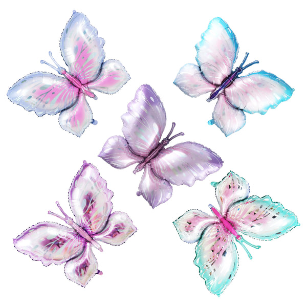 Butterfly 5 Pcs Foil Balloon