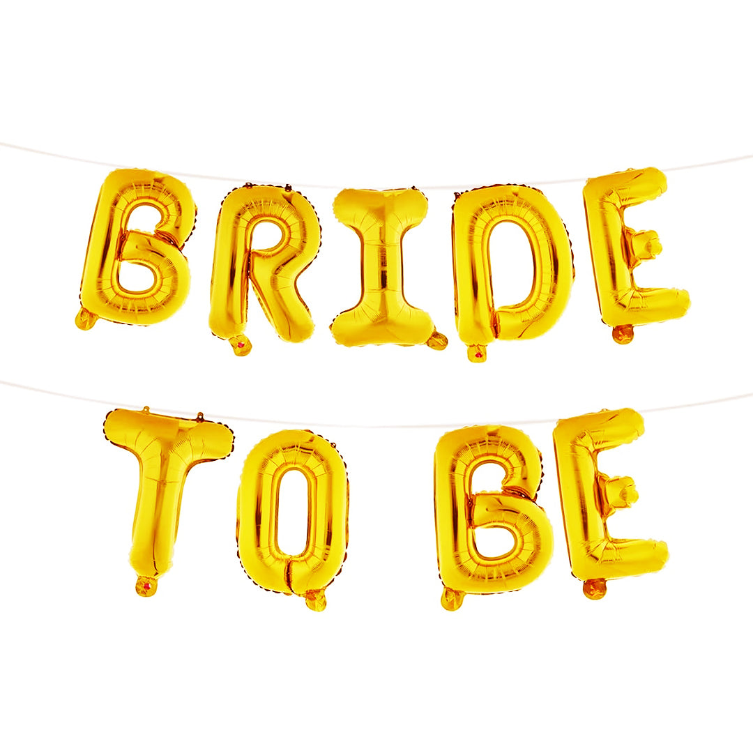 Bride To BE Foil Balloons Set – Bachelorette & Wedding Celebration Decor