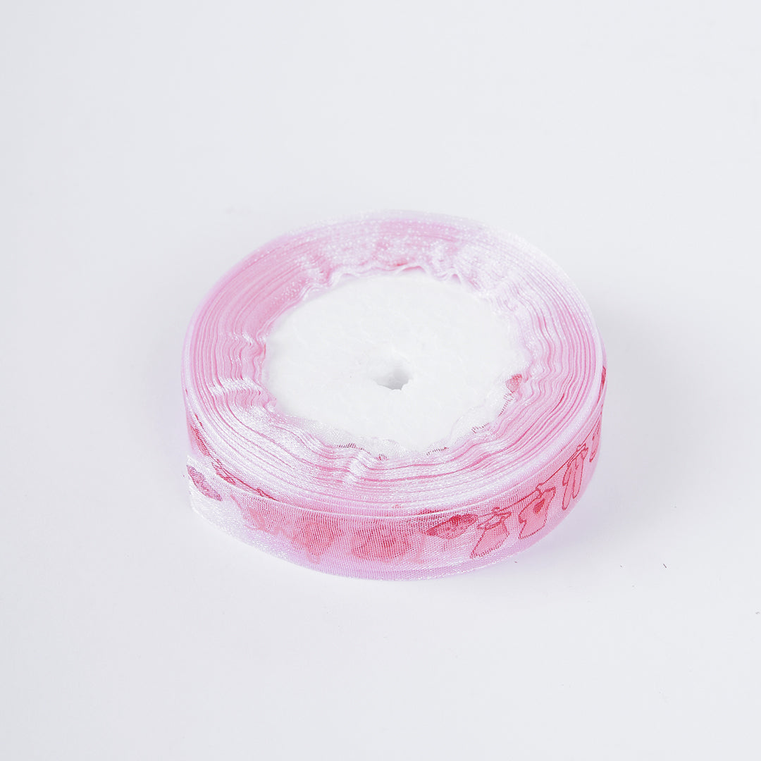 Printed Ribbon – It’s a Girl (20 Yards) for Baby Shower & Gift Wrapping