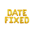 Date Fixed Foil Balloons Set – Wedding & Event Celebration Decor