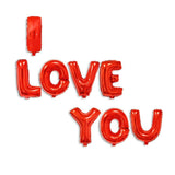 I Love You Foil Balloon Set – Romantic & Celebration Decor