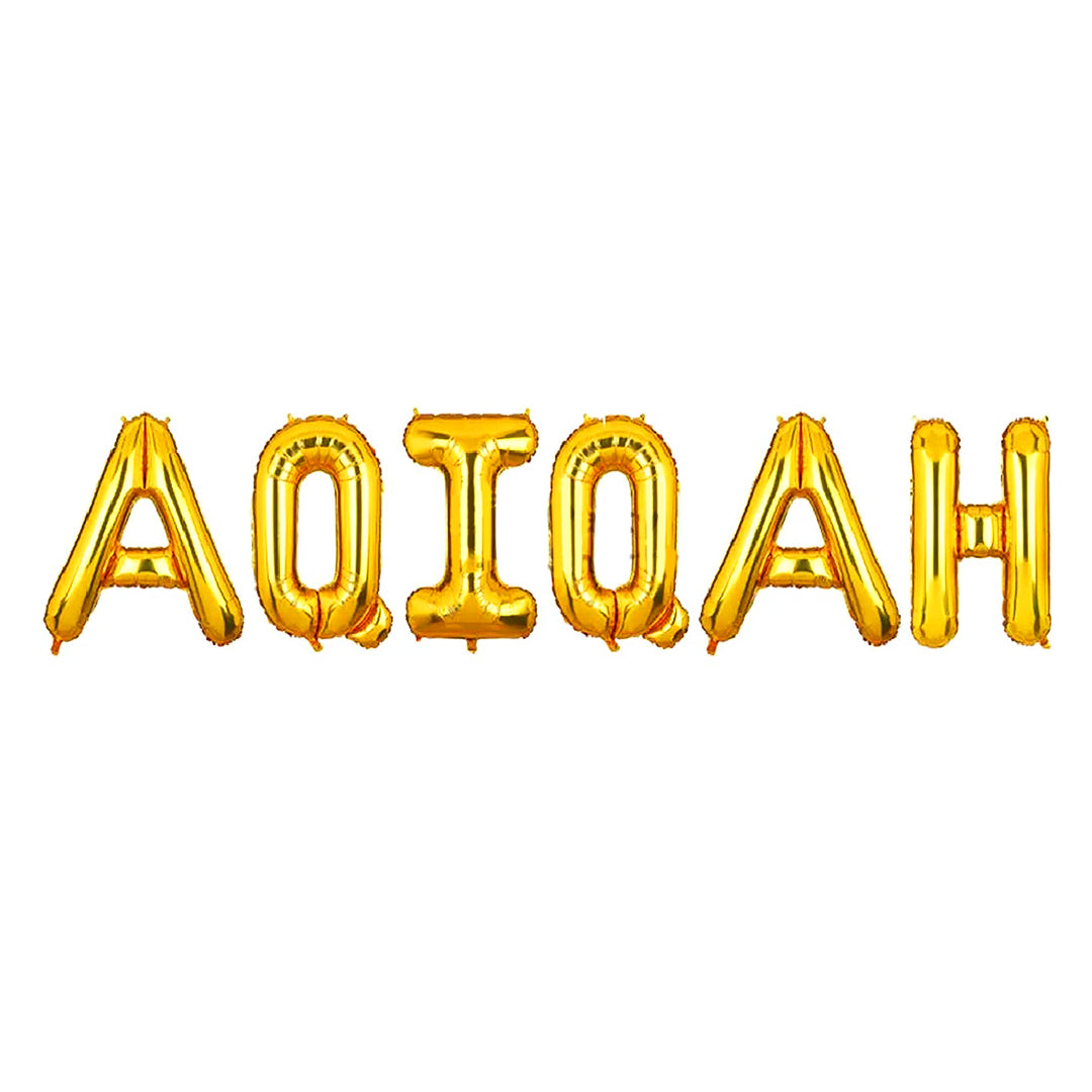 Aqiqah Foil Balloons Set – Baby Celebration & Party Decor