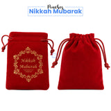 Nikkah Mubarak Velvet Pouch