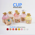 Pack of 10 - Fancy Cup Organza Pouches