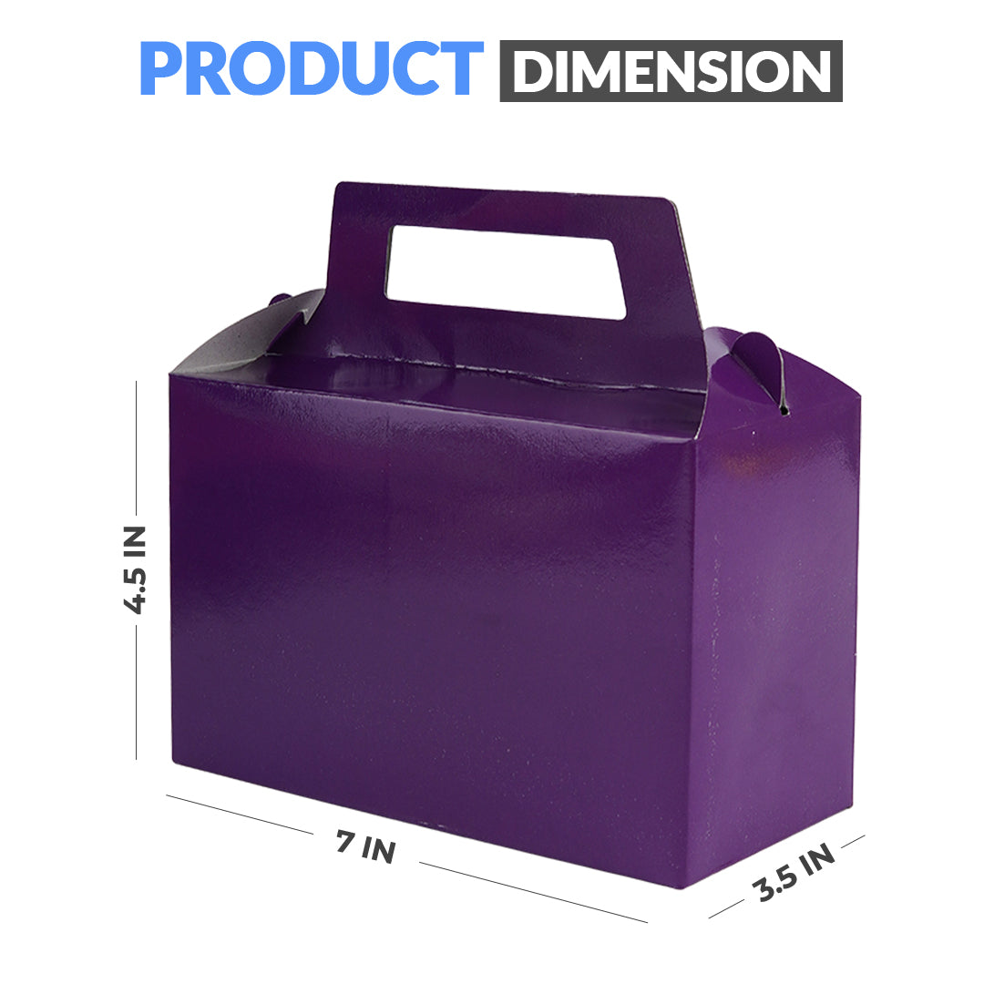 Dark Purple Color Goodie Boxes