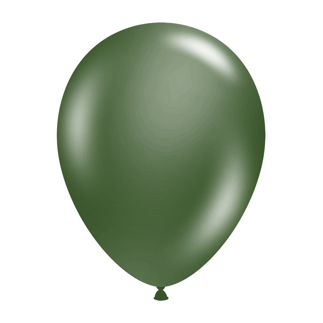 Parrot Green Latex Balloons