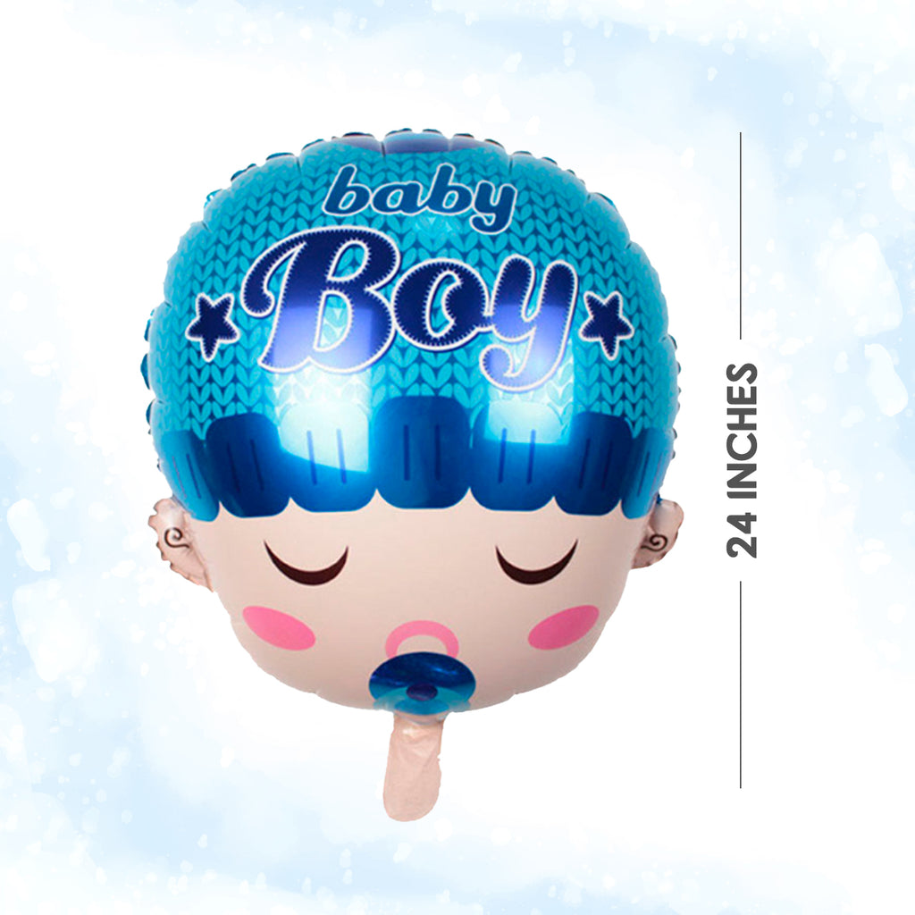 Its a Boy 5 Pcs Face Foil Balloon  | For | Baby Shower Decor |