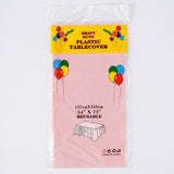 Plain Plastic Table Cover – Disposable Party & Event Décor