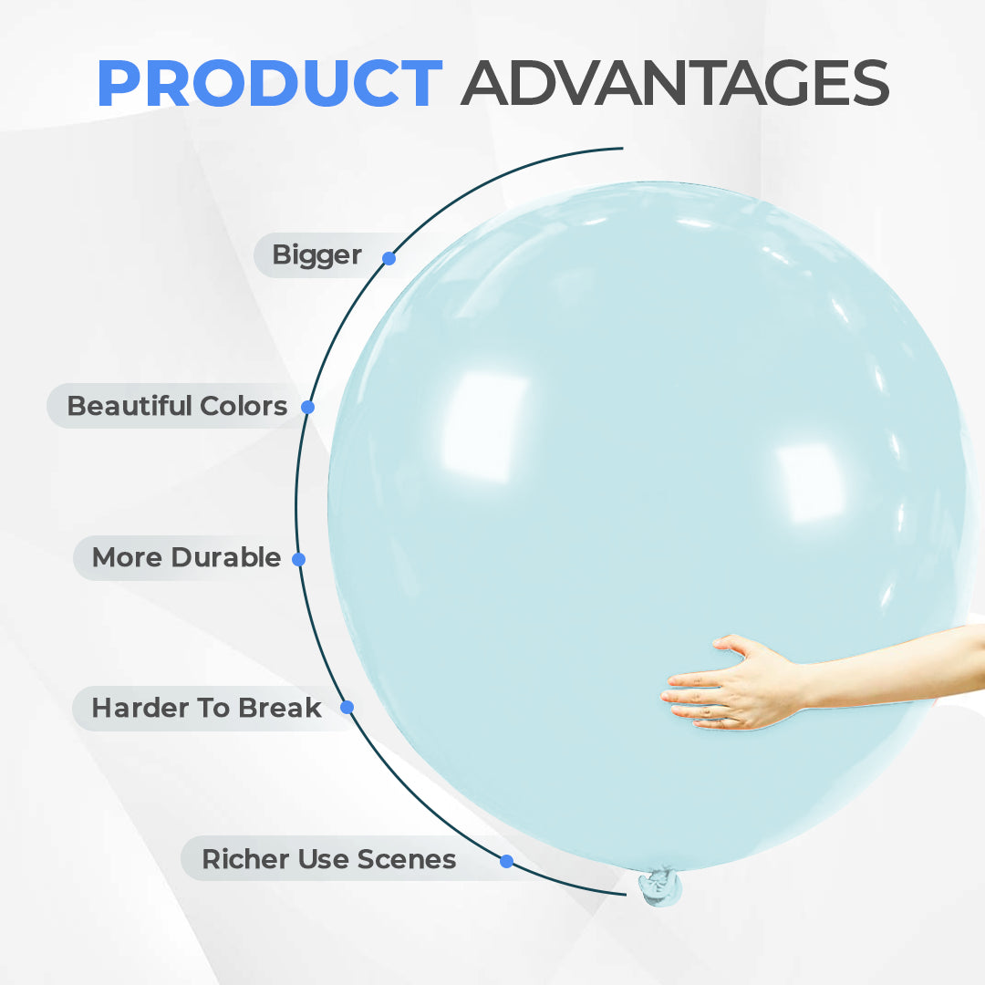 Baby Green 36 Inch Big Size Latex Balloon – Party & Event Decoration