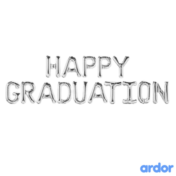 Happy Graduation Letter Foil Balloon