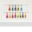 Tie Shape Happy Birthday Bunting Banner