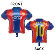 Barca Football Shirt Foil Balloons