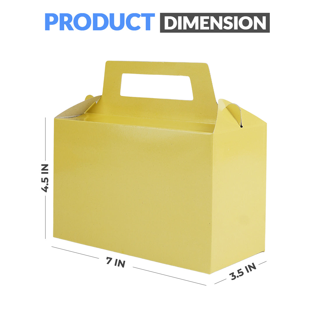 Marcon Yellow Color  Goodie Boxes