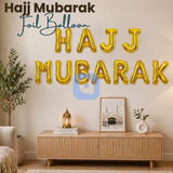 Hajj Mubarak Foil Balloon