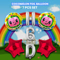 Cocomelon Foil Balloons - 7 pcs Set