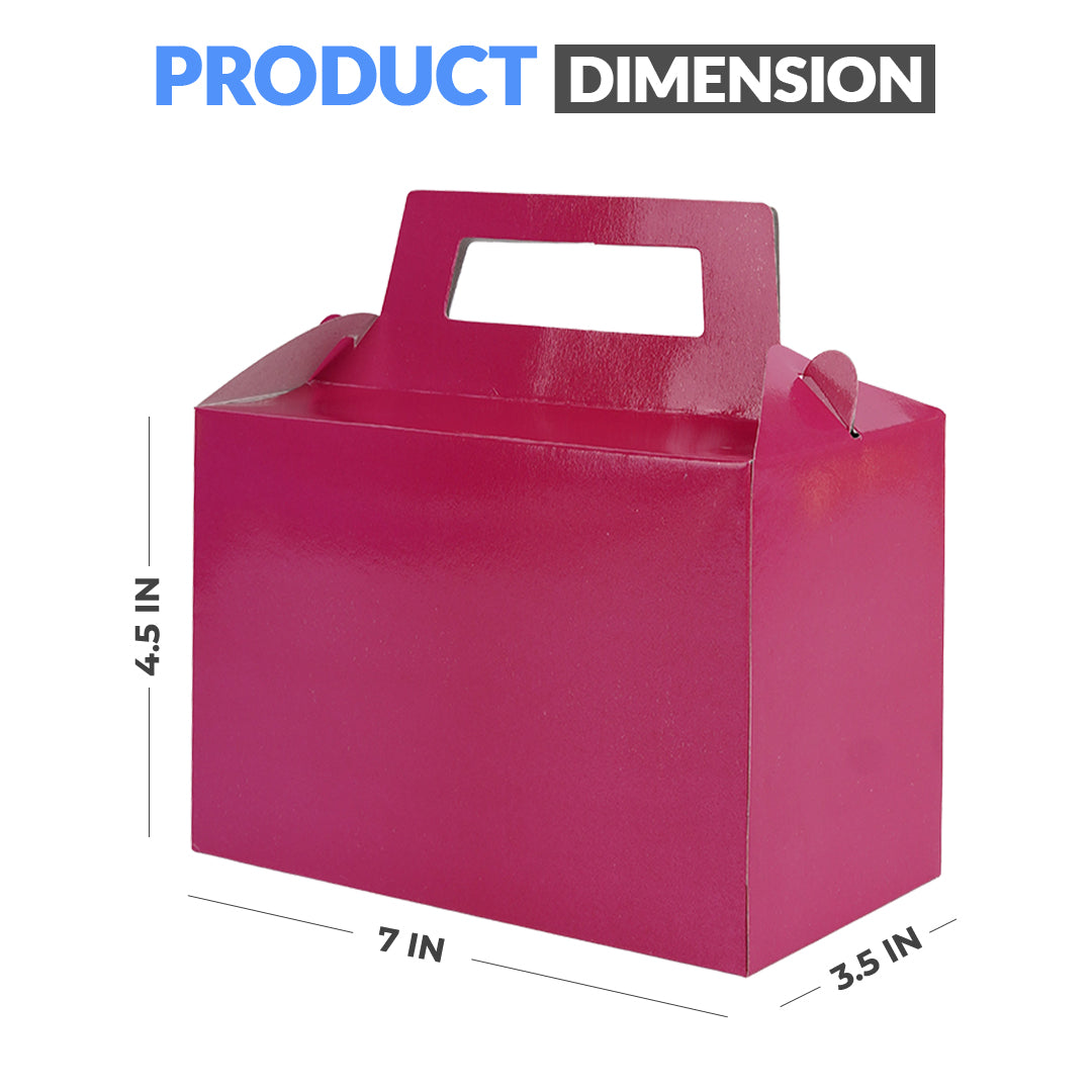 Hot Pink Color Goodie Boxes