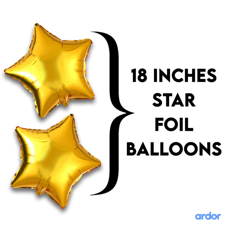 Eid Mubarak 5 Pcs Foil Balloons Set