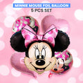 Minnie Mouse Foil Balloon - 5 pcs Set