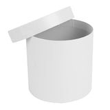 Round Cardboard Gift Boxes with Lid – Paper Bouquet Buckets for Packaging & Gifting