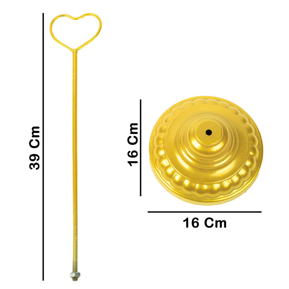 3 Tier Golden Cup Cake Stand - ardor