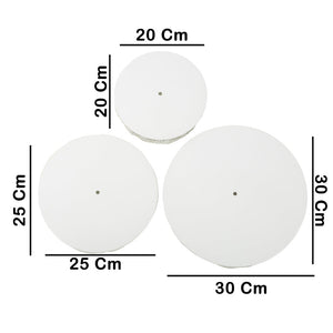 3 Tier White Cupcake Stand - ardor