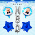 Boss Baby Foil Balloons - 7 pcs Set