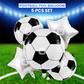 Football Foil Balloon - 5 Pcs Set