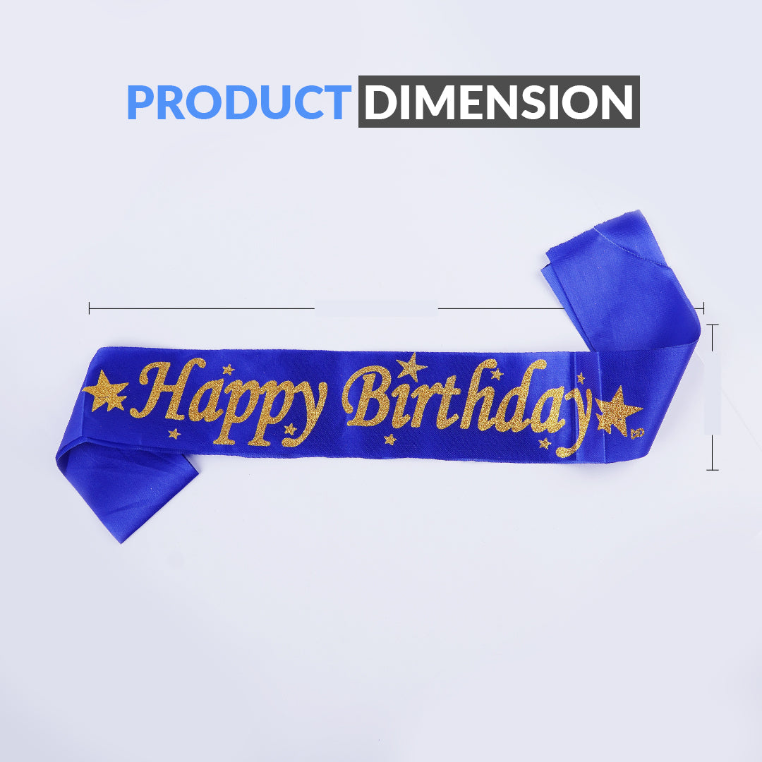 Happy Birthday Sash – Party Wear Accessory for Celebrations