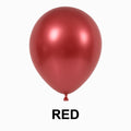 Pack of 50 - Chrome Red Latex Balloon