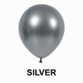 Pack of 50 - Chrome Silver Latex Balloon