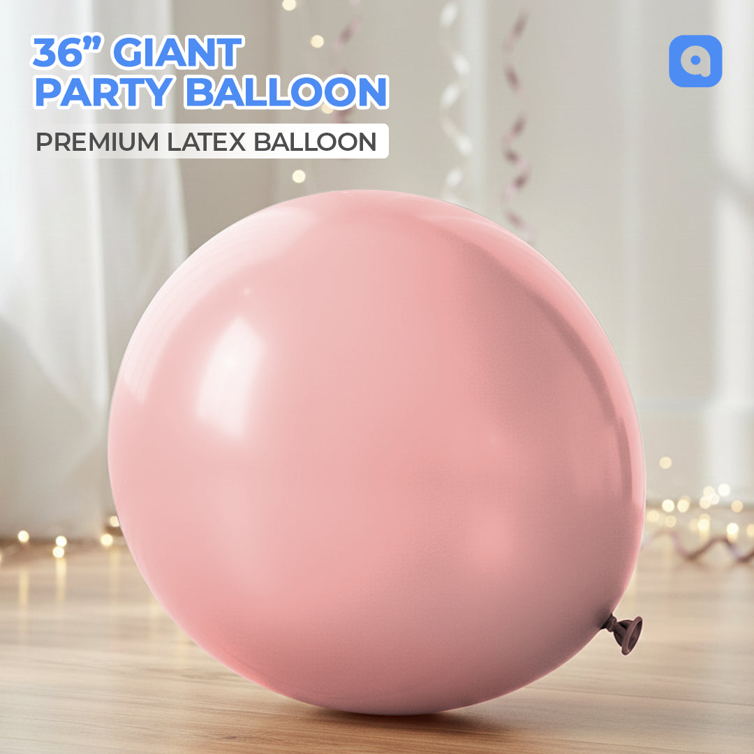 Vintage Pink 36 Inch Big Size Latex Balloon – Party & Event Decoration