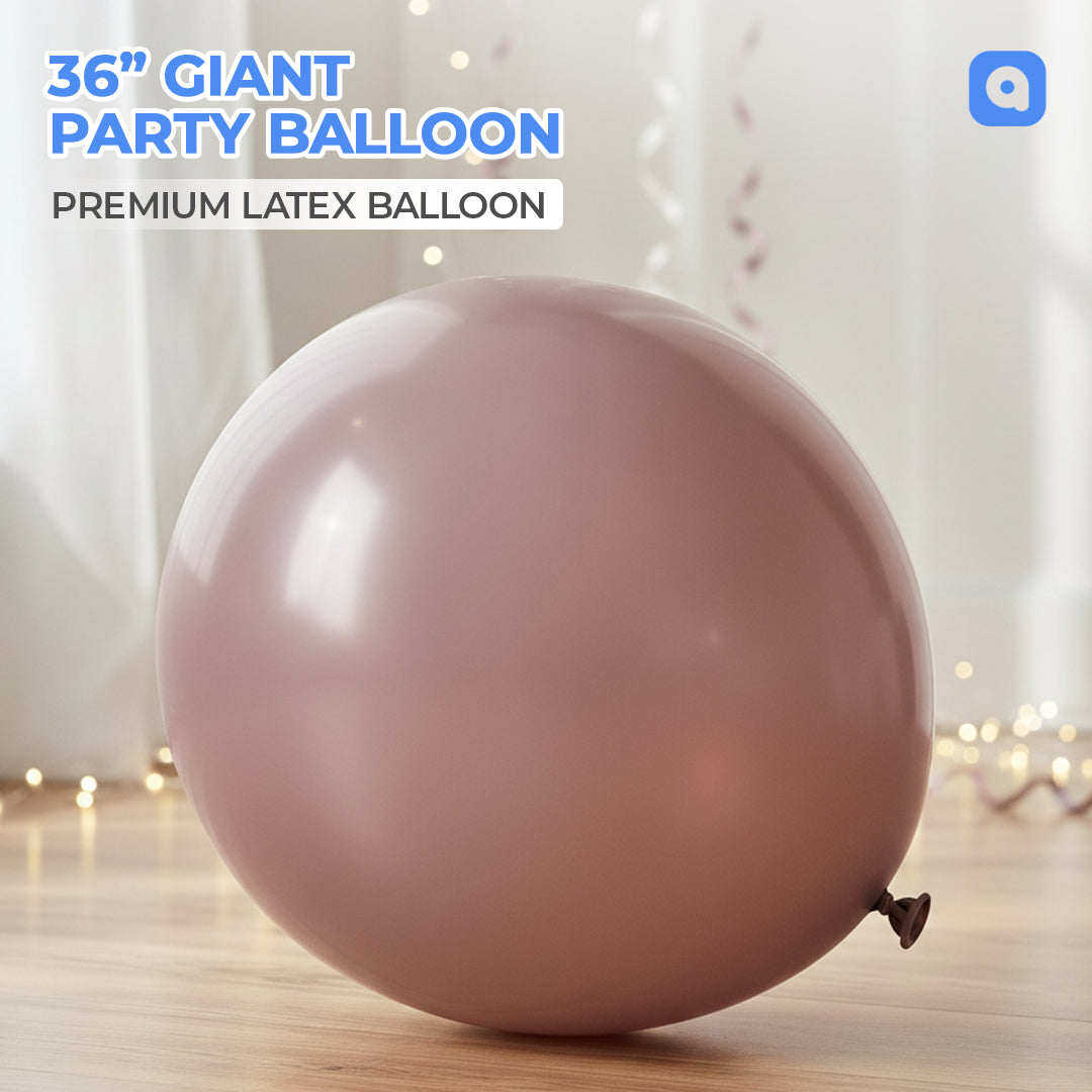 Wood Brown 36 Inch Big Size Latex Balloon – Party & Event Decoration
