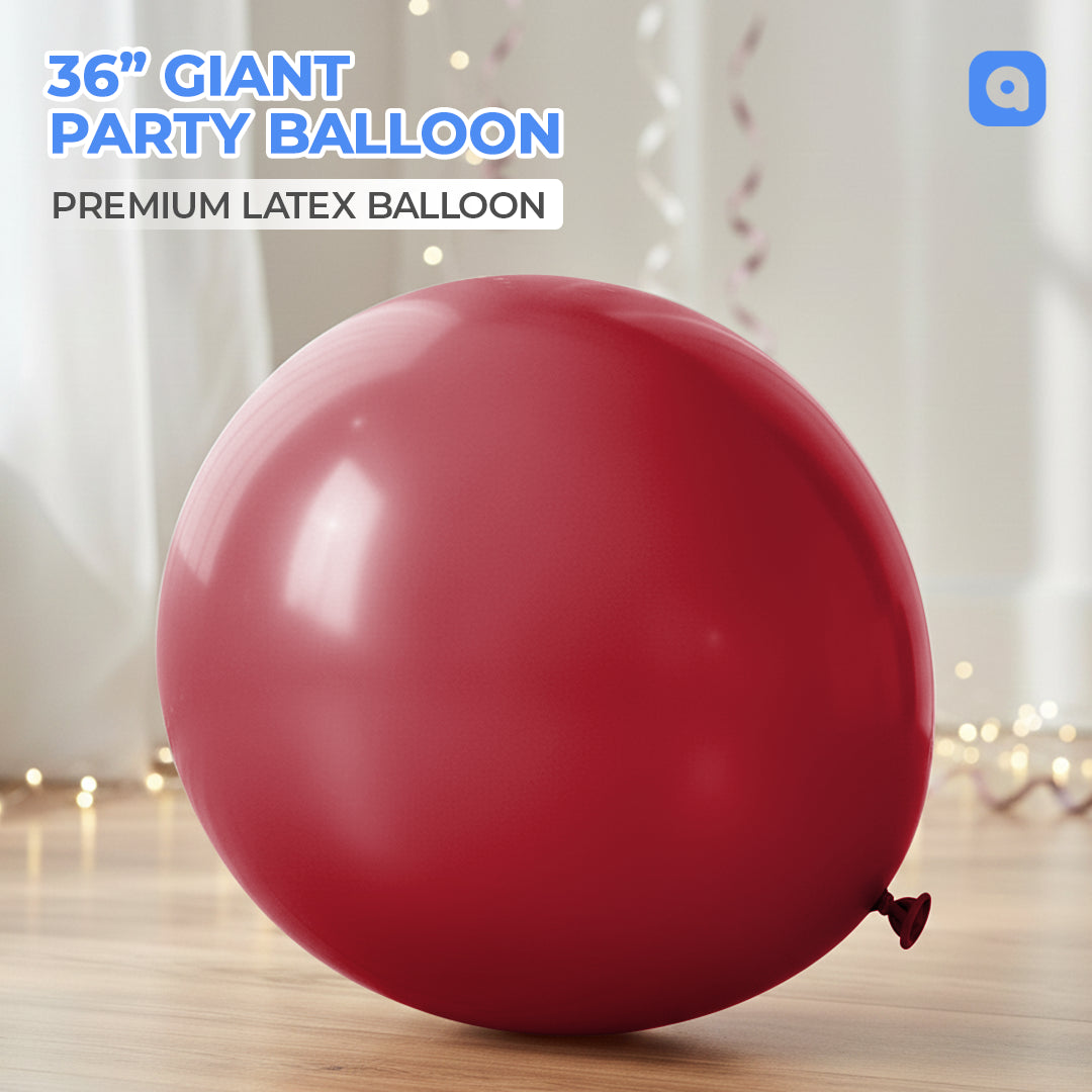 Red Wine 36 Inch Big Size Latex Balloon – Party & Event Decoration