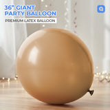 Coco Brown 36 Inch Big Size Latex Balloon – Party & Event Decoration