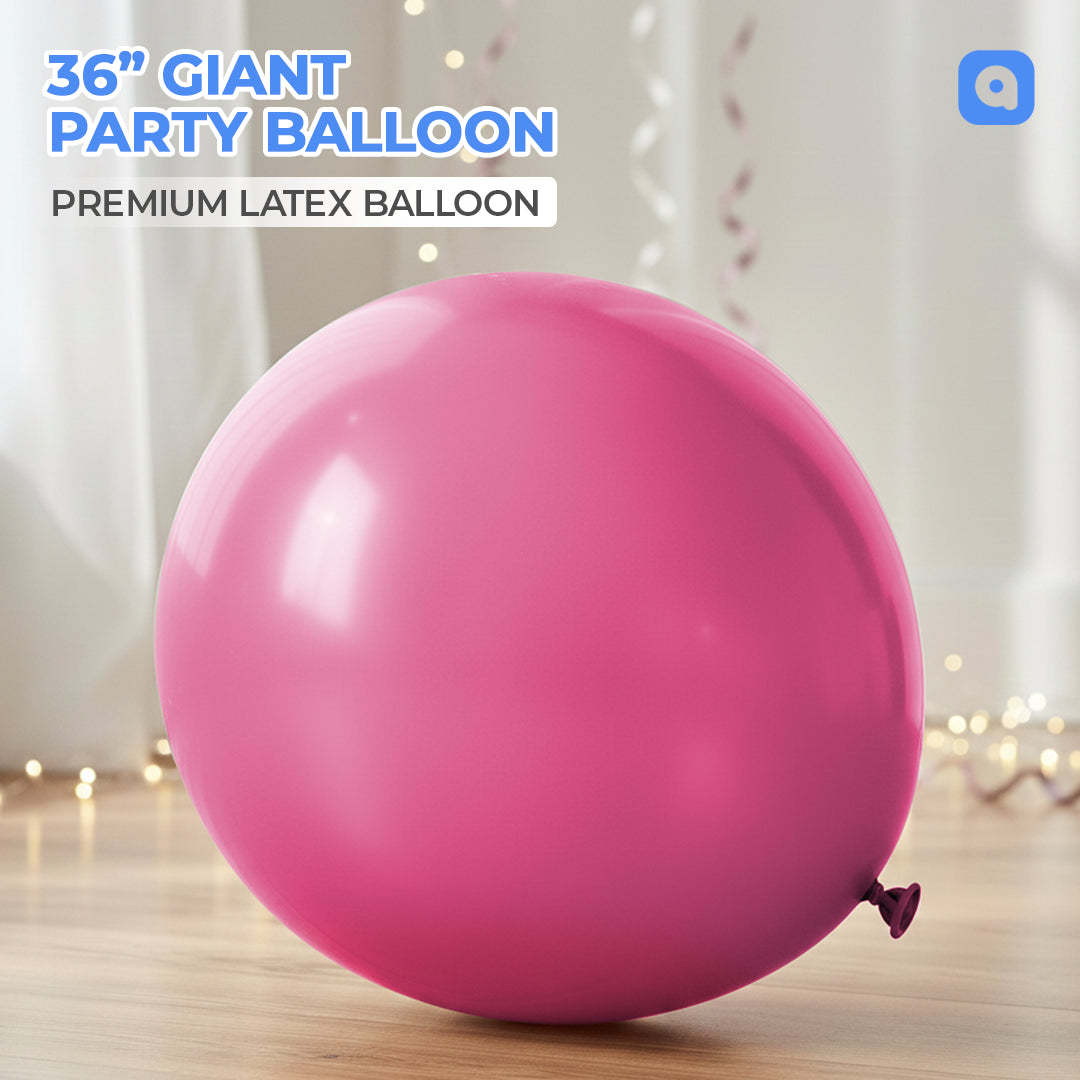 Rose Red 36 Inch Big Size Latex Balloon – Party & Event Decoration