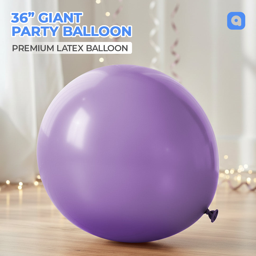 Vintage Violet Giant 36 Inch Big Size Latex Balloon – Party & Event Decoration